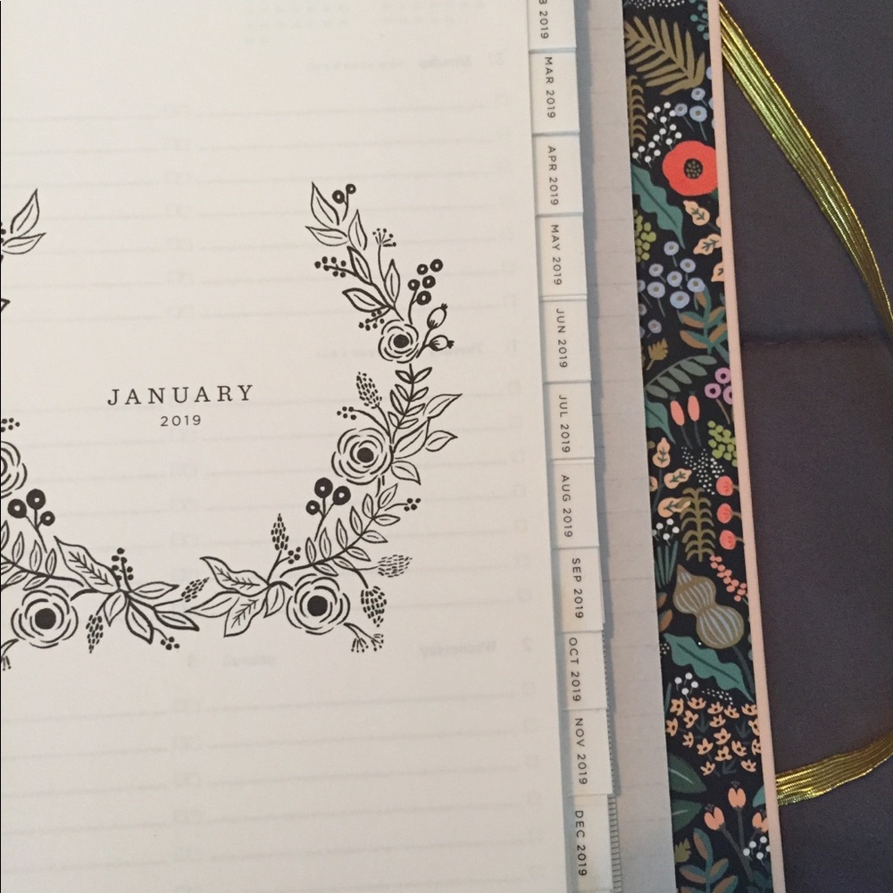 2019 Weekly Planner